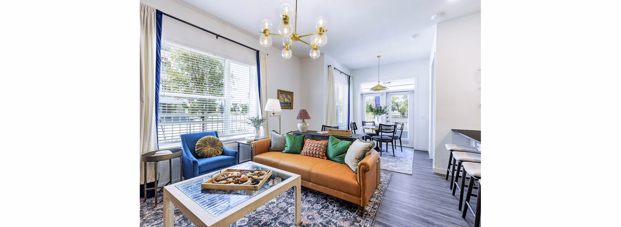 living room at Vera Cedar Park Apartments