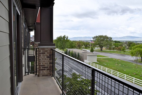 patio at Dry Creek at East Village Apartments