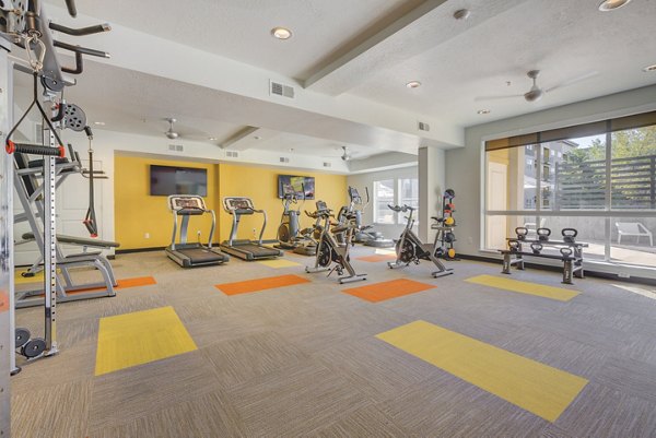 fitness center at ViA Apartments 