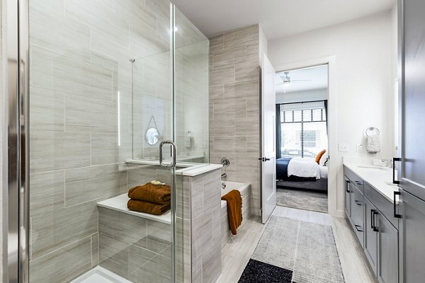 bathroom at Gramercy at Northline Apartments