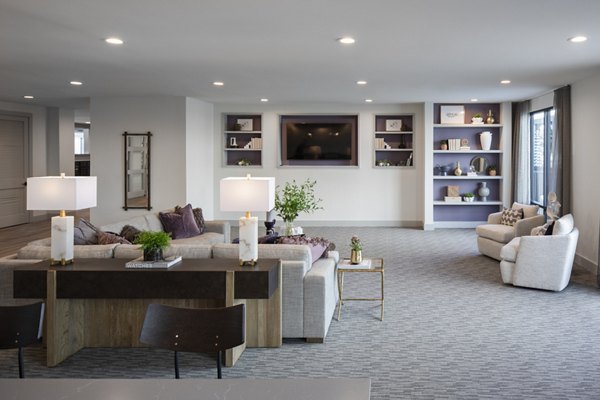 Clubhouse featuring modern design and social spaces at Prose KTX Apartments