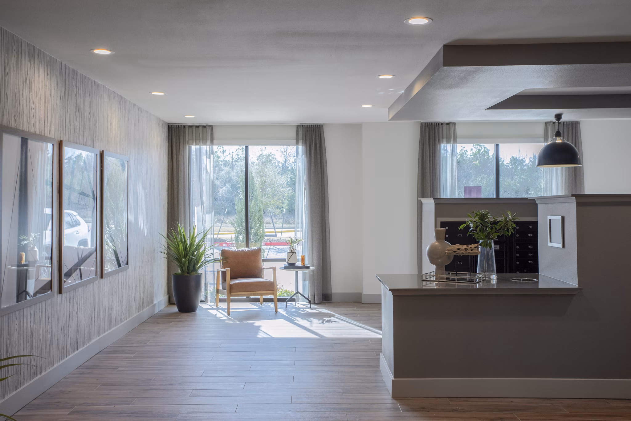 Clubhouse featuring modern seating and communal spaces at Prose KTX Apartments, a luxury Greystar property in Texas