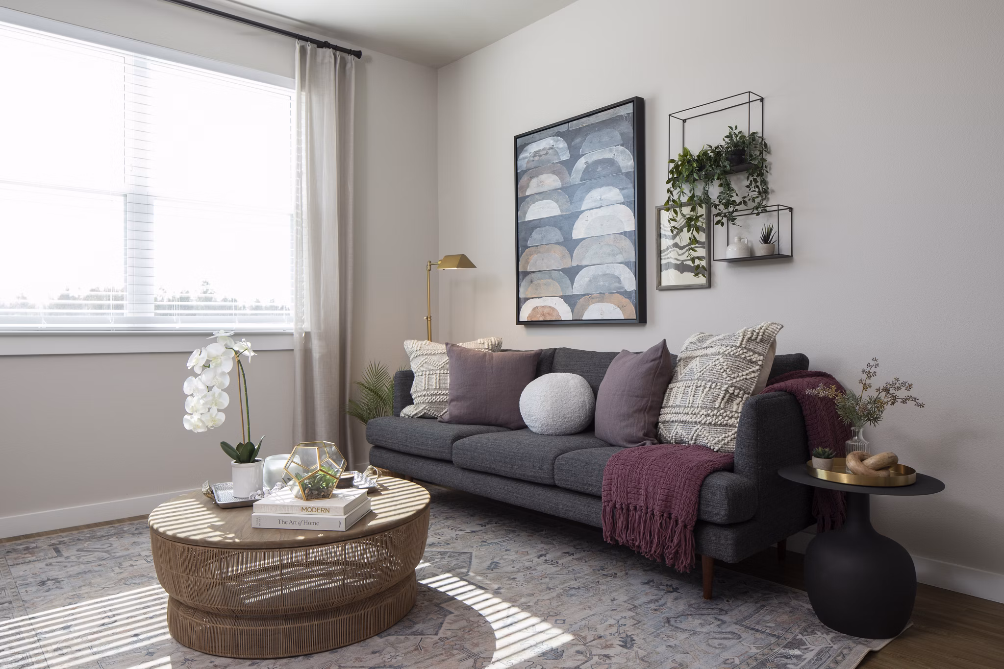 Modern living room with stylish furnishings at Prose KTX Apartments