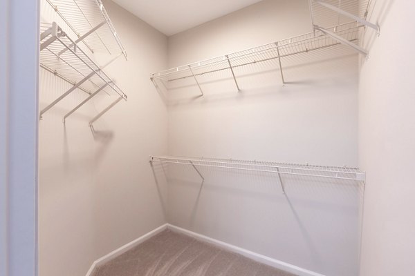 closet at Nav850 Apartments 