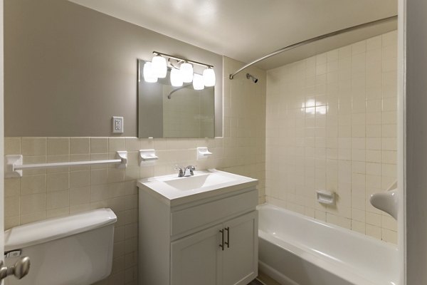 bathroom at Nav850 Apartments 