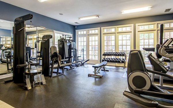 fitness center at Aventura Decatur Apartments