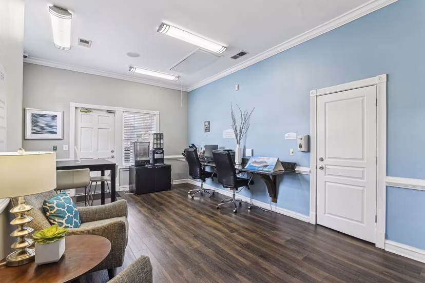 living room at Aventura Decatur Apartments