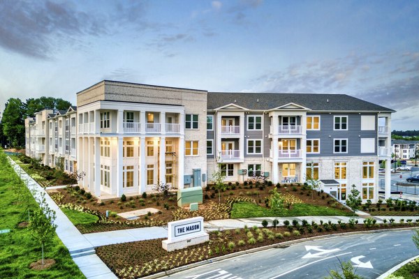 exterior at The Mason at Six Mile Creek Apartments