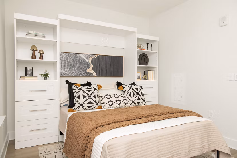 bedroom at Solis LoSo Apartments
