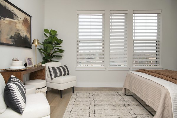 bedroom at Solis LoSo Apartments