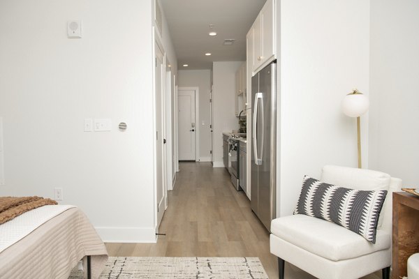 bedroom at Solis LoSo Apartments