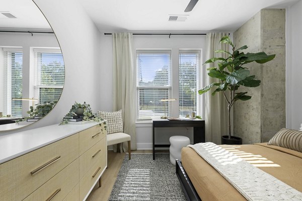 bedroom at Solis LoSo Apartments