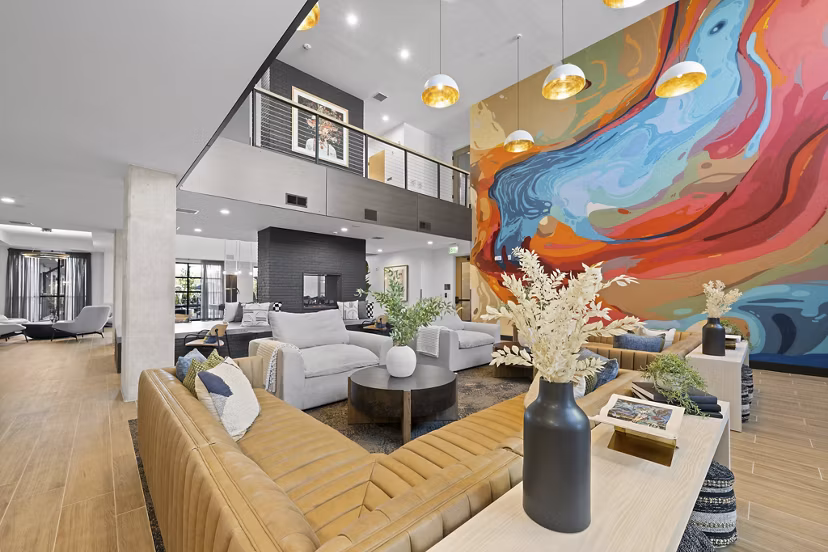 clubhouse at Solis LoSo Apartments