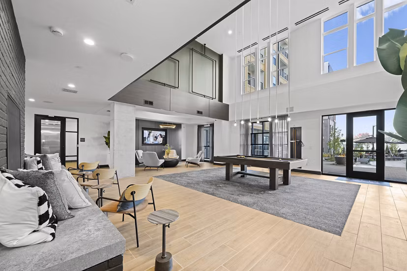 clubhouse at Solis LoSo Apartments