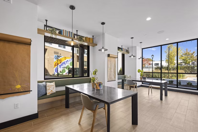 clubhouse at Solis LoSo Apartments