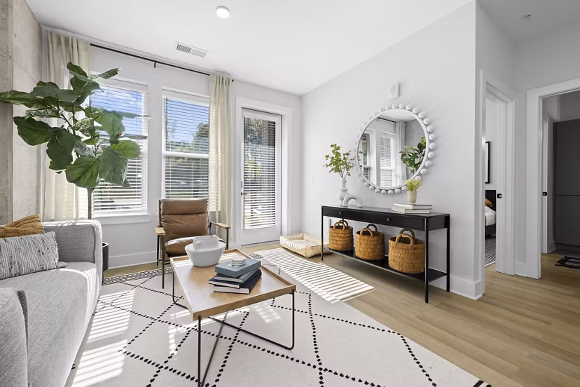 living room at Solis LoSo Apartments
