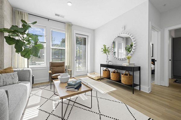 living room at Solis LoSo Apartments