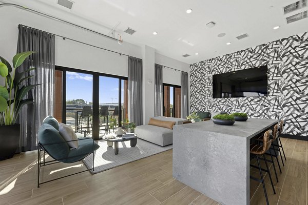 living room at Solis LoSo Apartments