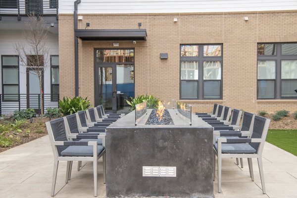 patio at Solis LoSo Apartments