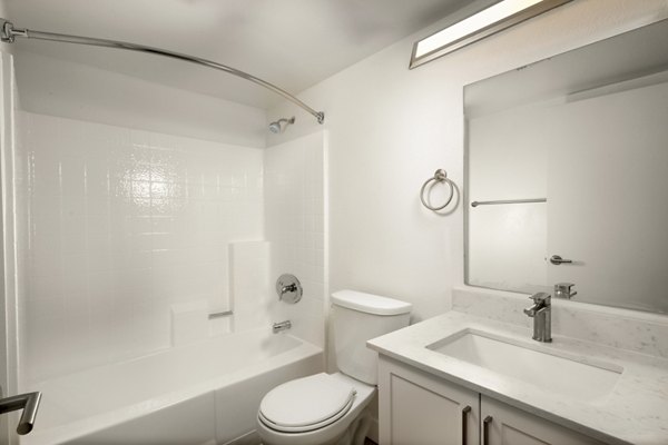 bathroom at Warner Pointe Apartments