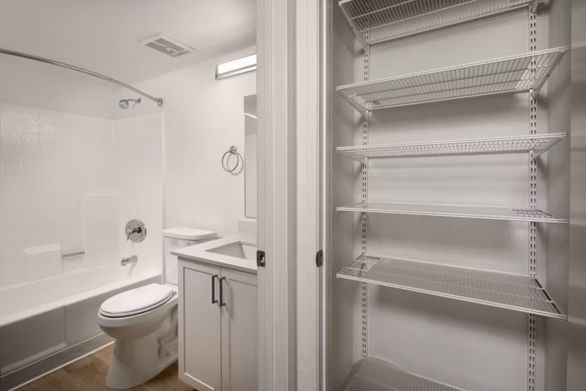 bathroom at Warner Pointe Apartments