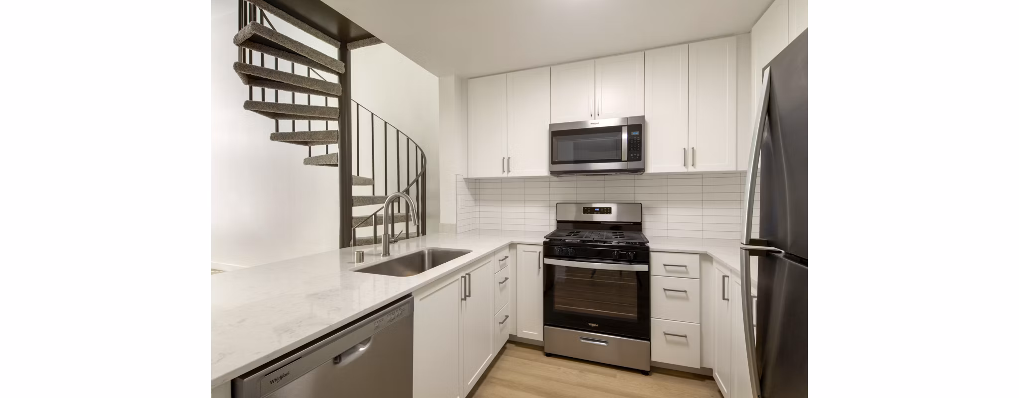 Kitchen at Warner Pointe Apartments