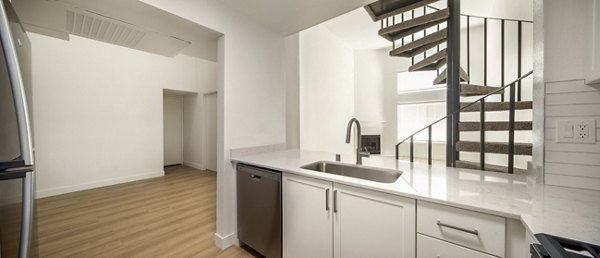 kitchen at Warner Pointe Apartments