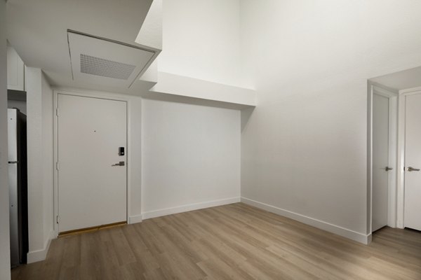 living room at Warner Pointe Apartments
