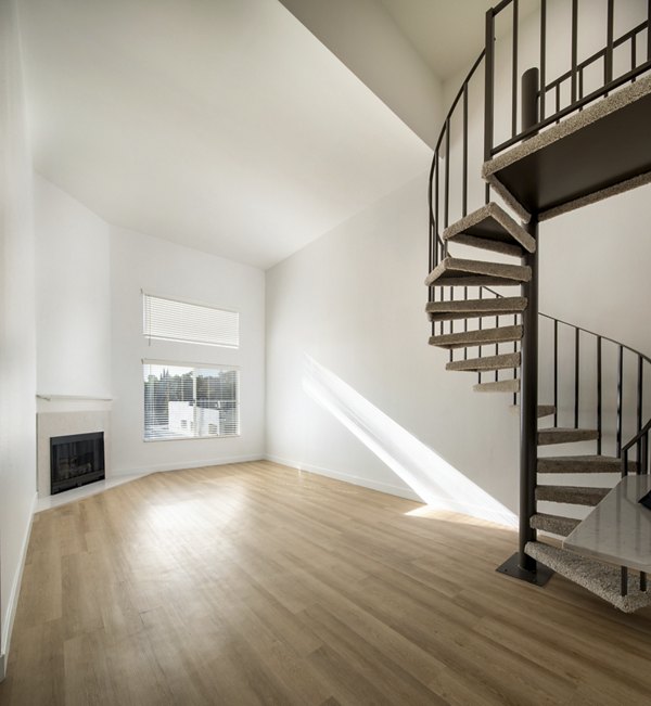 living room at Warner Pointe Apartments