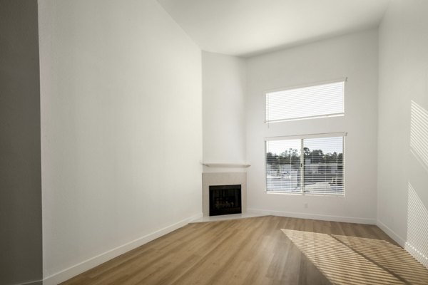 living room at Warner Pointe Apartments