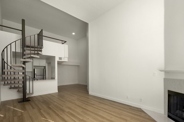 living room at Warner Pointe Apartments