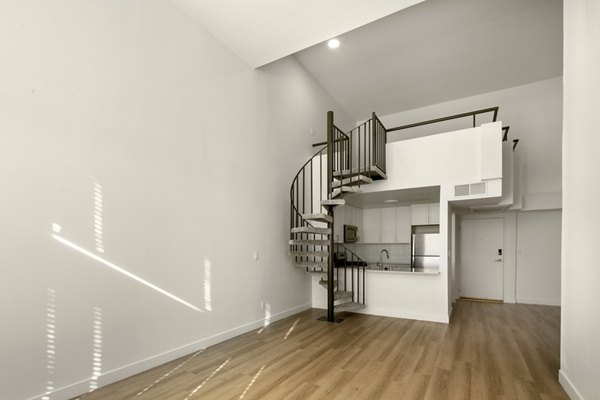 living room at Warner Pointe Apartments