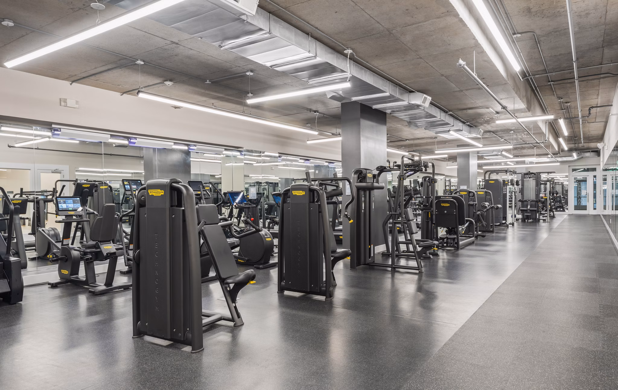 Fitness Center at 75 Tresser Apartments