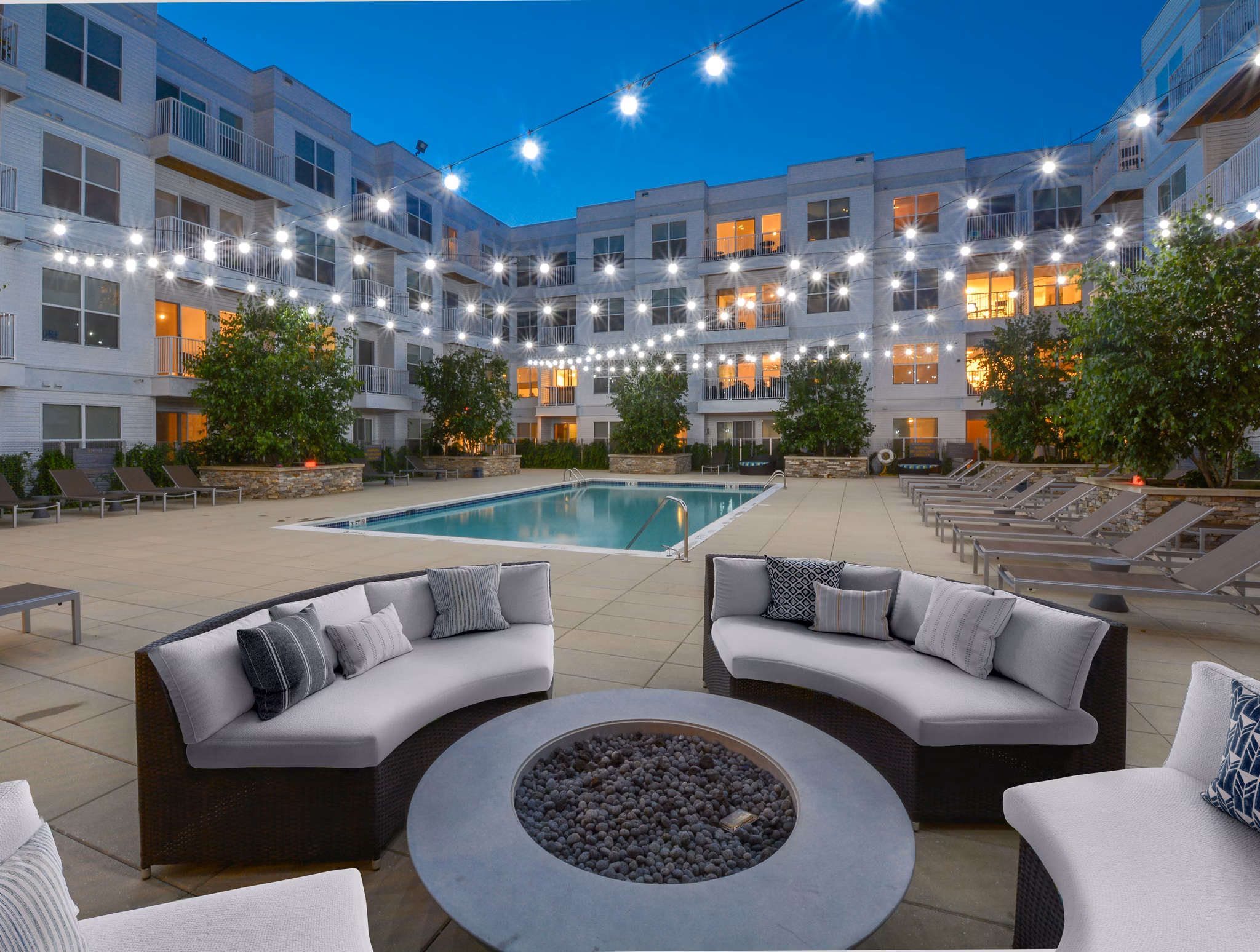 Pool at 75 Tresser Apartments