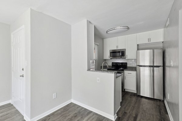 kitchen at Luna Pointe Apartments