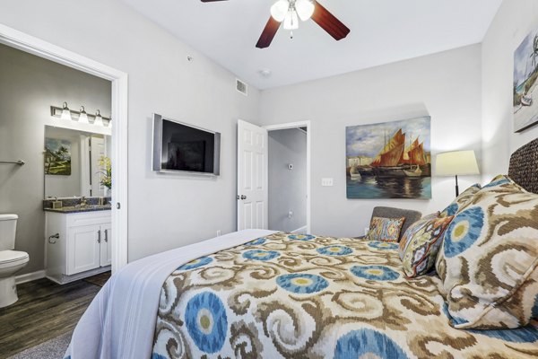 bedroom at Trail Creek Apartments