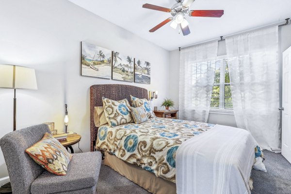 bedroom at Trail Creek Apartments