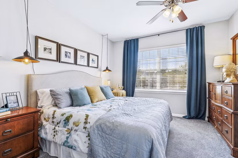 bedroom at Trail Creek Apartments
