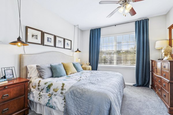 bedroom at Trail Creek Apartments