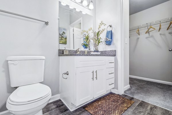 bathroom at Trail Creek Apartments