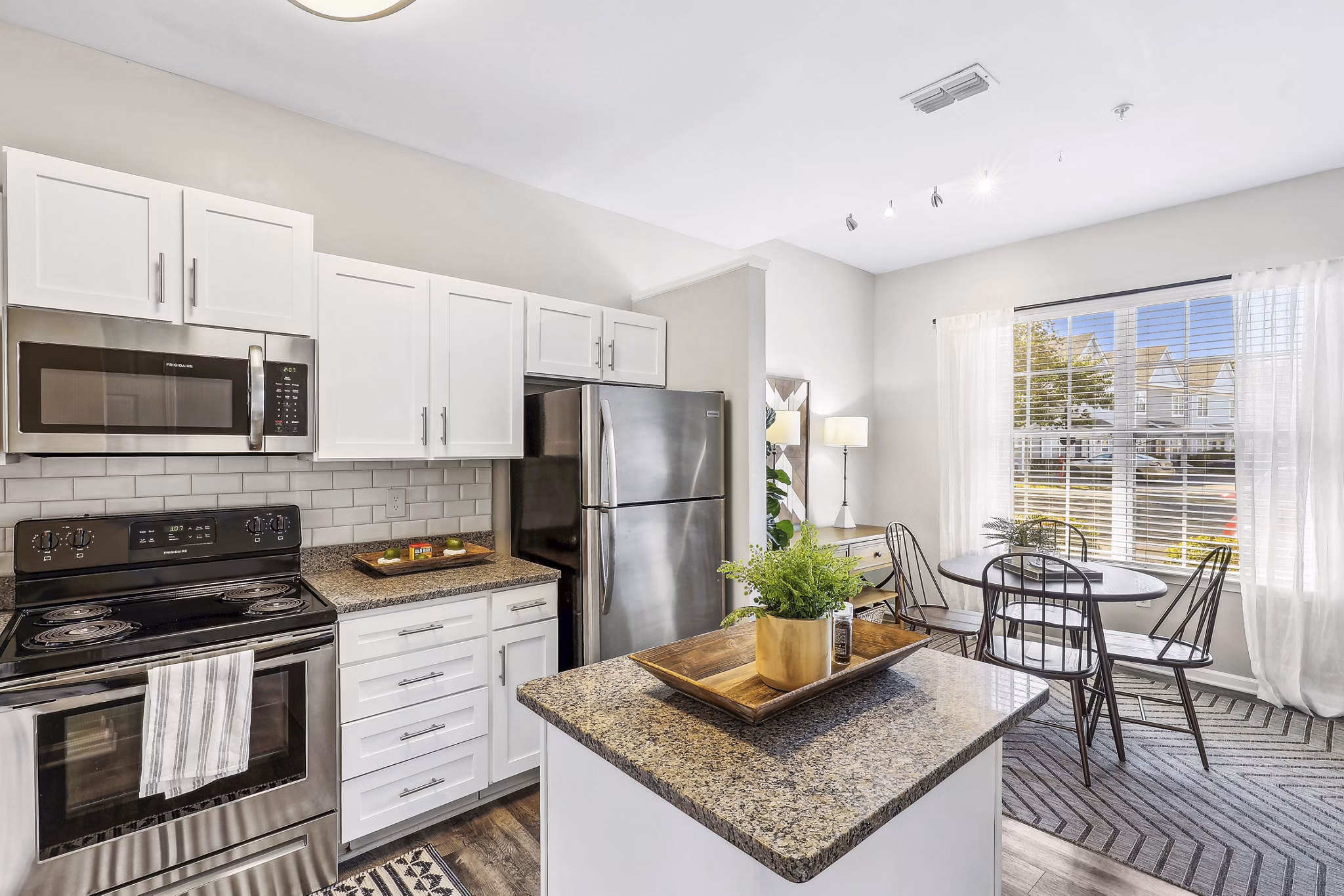 kitchen at Trail Creek Apartments