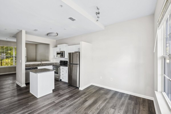 kitchen at Trail Creek Apartment