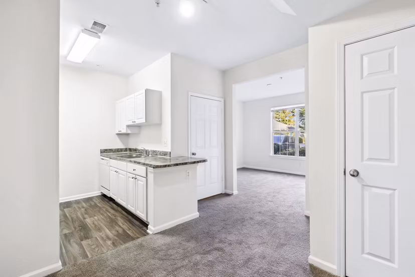 kitchen at Trail Creek Apartment