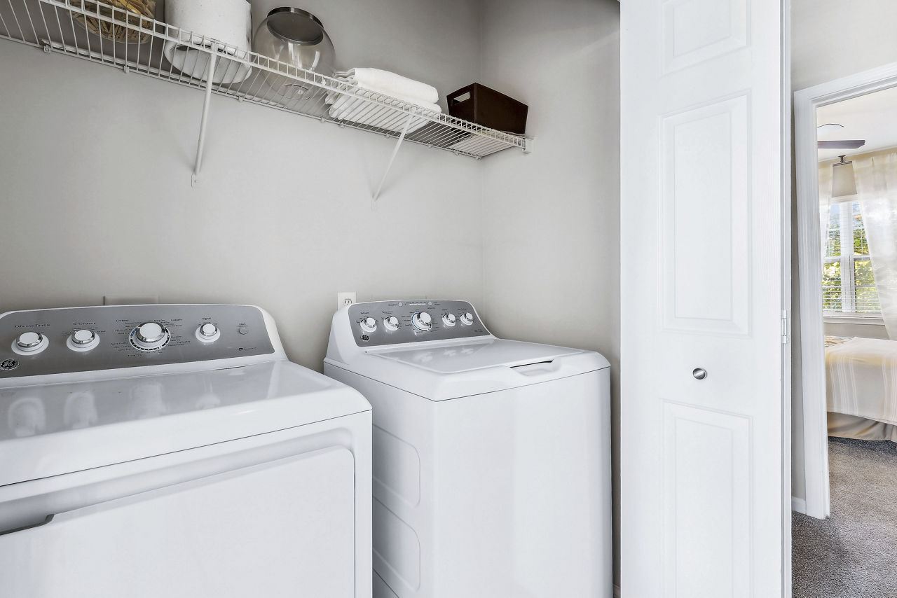 Laundry room at Trail Creek
