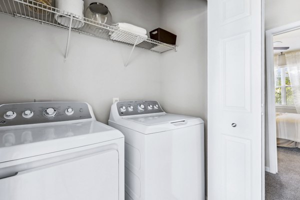 laundry room at Trail Creek Apartments