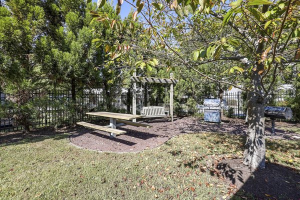 grill area/patio at Trail Creek Apartments