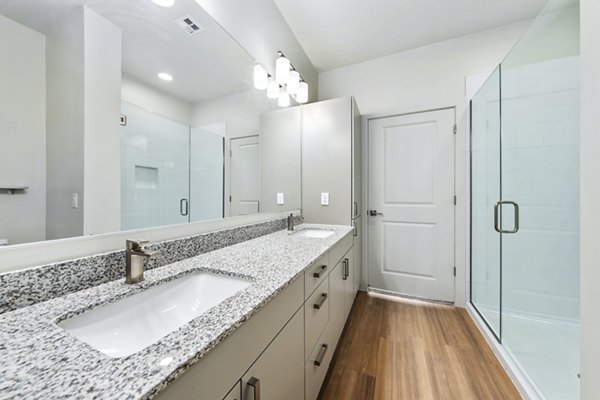 bathroom at Encore Novo Apartments