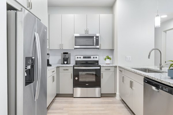 kitchen at Encore Novo Apartments