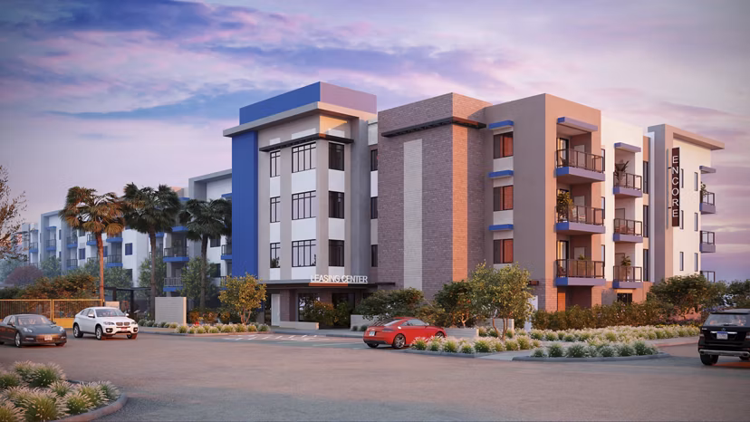 rendering at Encore Novo Apartments