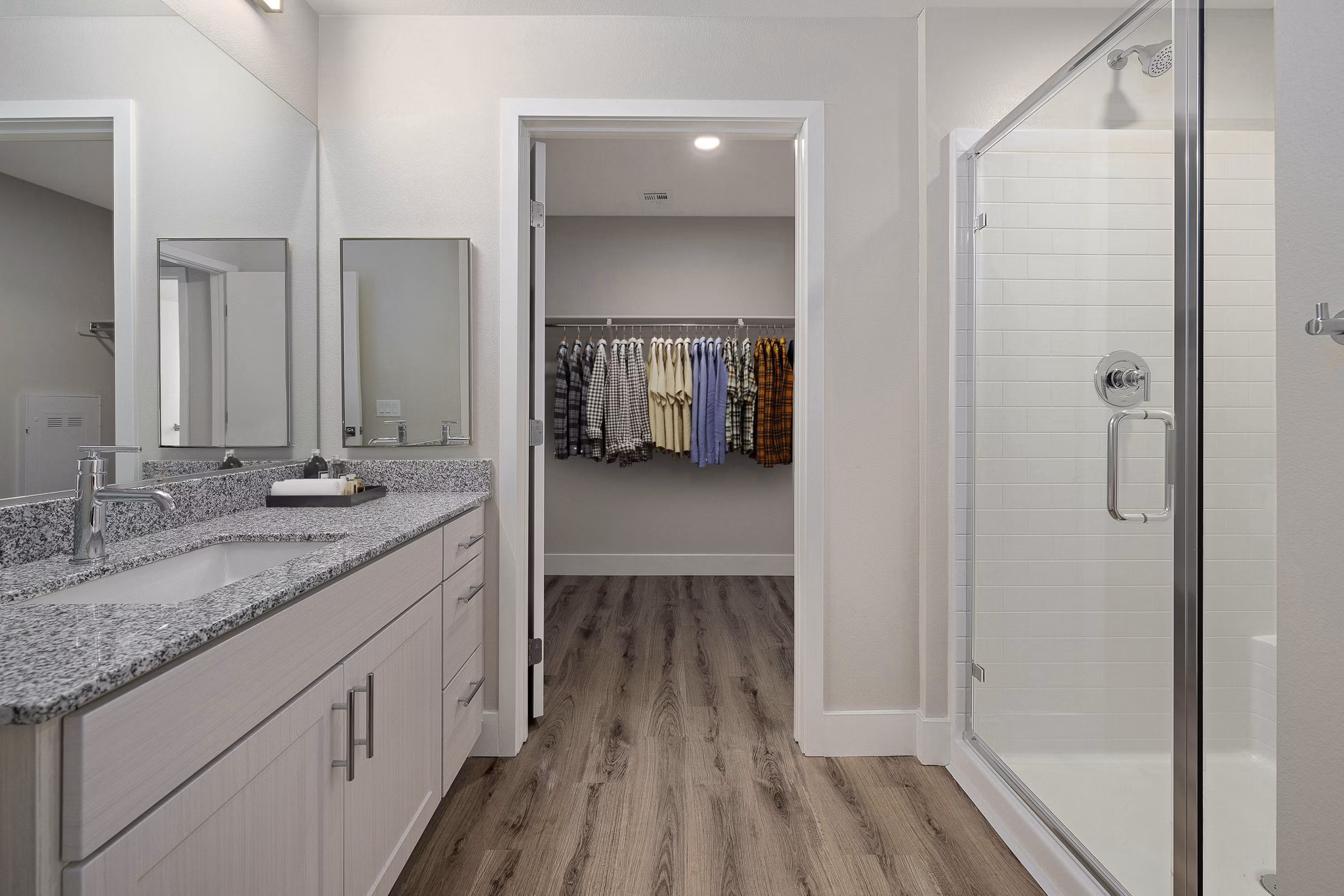 bathroom at Album Union Village Apartments